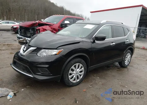 2016 Nissan Rogue S z USA, uszkodzony, nr VIN KNMAT2MV3GP607668